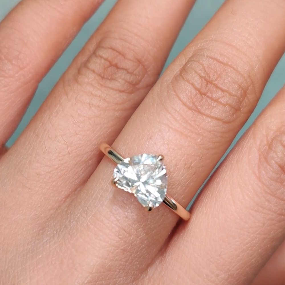 Inexpensive moissanite outlet rings